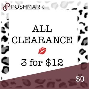 CLEARANCE+FREE GIFT